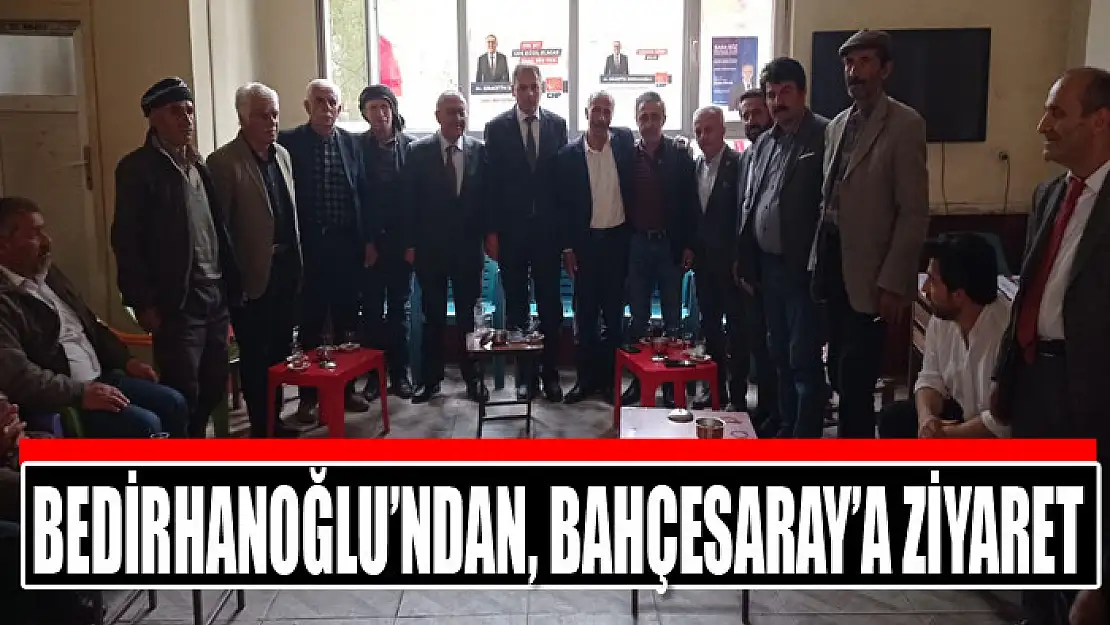 Bedirhanoğlu'ndan, Bahçesaray'a ziyaret