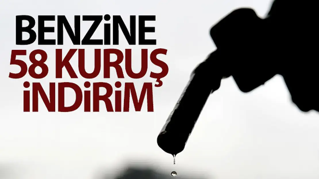 Benzine 58 kuruş indirim geldi