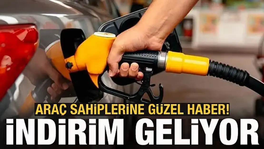 Benzine indirim geliyor