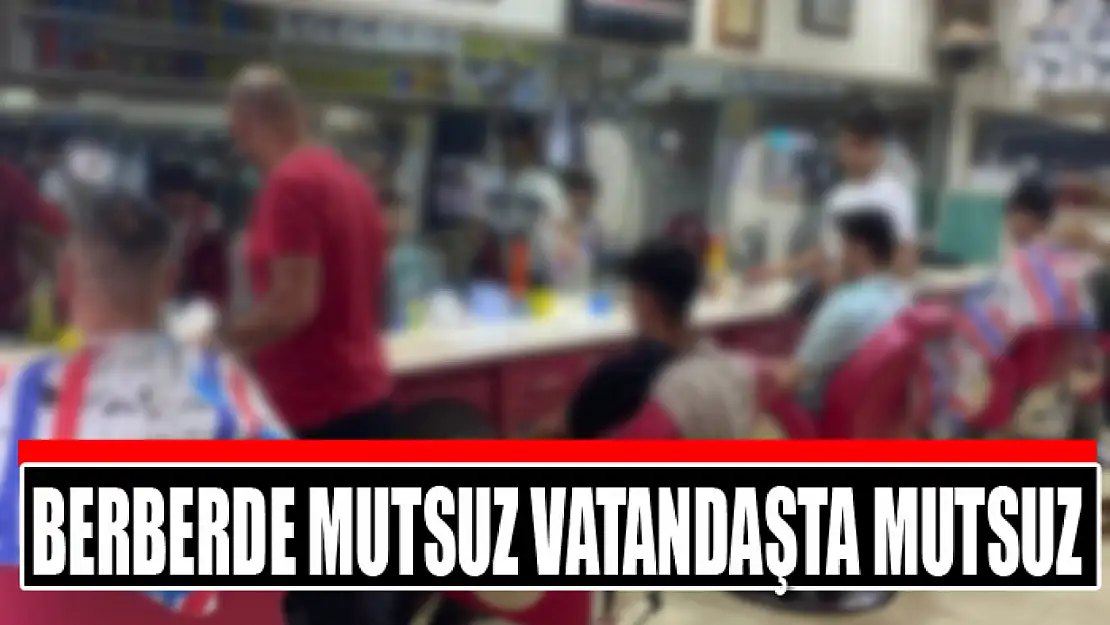 Berberde mutsuz vatandaşta mutsuz