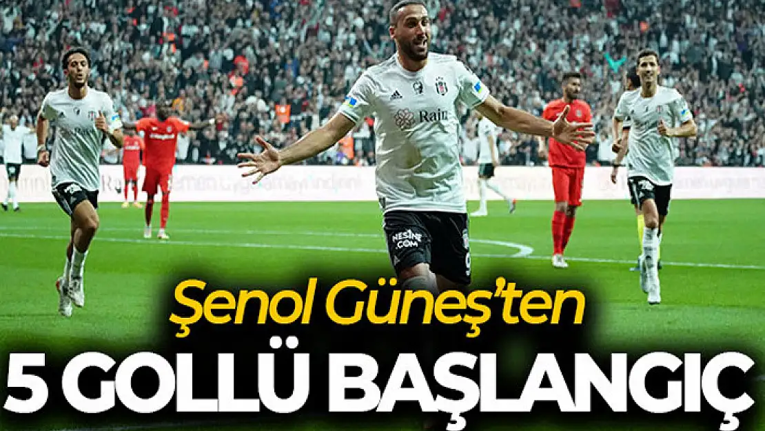 Beşiktaş sahasında gol olup yağdı! Şenol Güneş'ten 5 gollü başlangıç