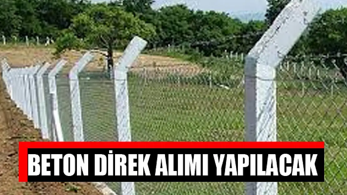 Beton direk alımı yapılacak