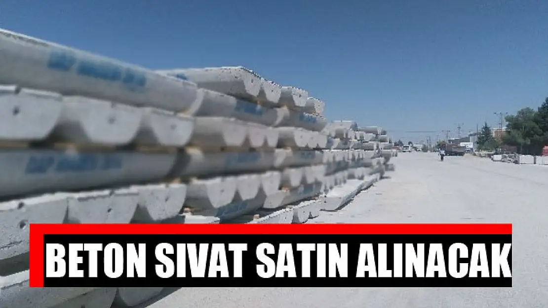 Beton sıvat satın alınacak