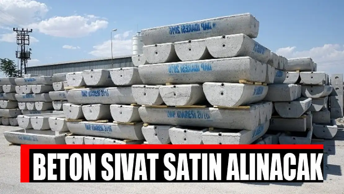 Beton sıvat satın alınacak