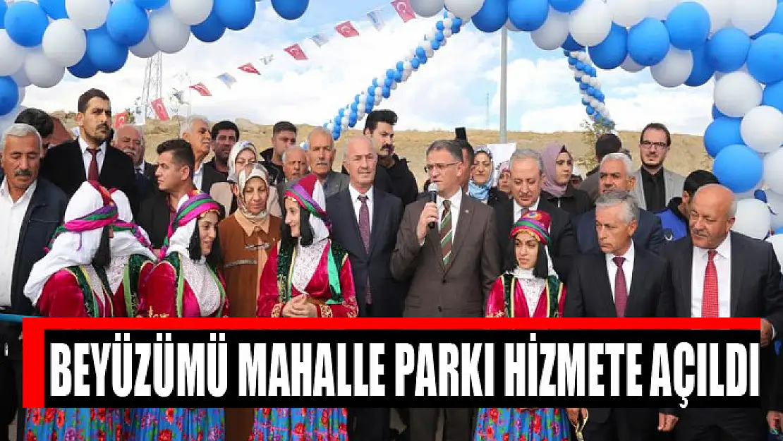 Beyüzümü Mahalle Parkı hizmete açıldı