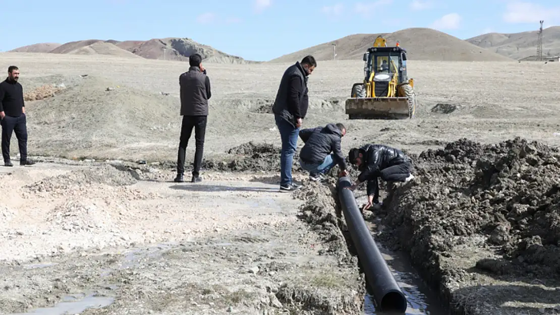 Beyüzümü Mahallesi'nde altyapı hizmeti