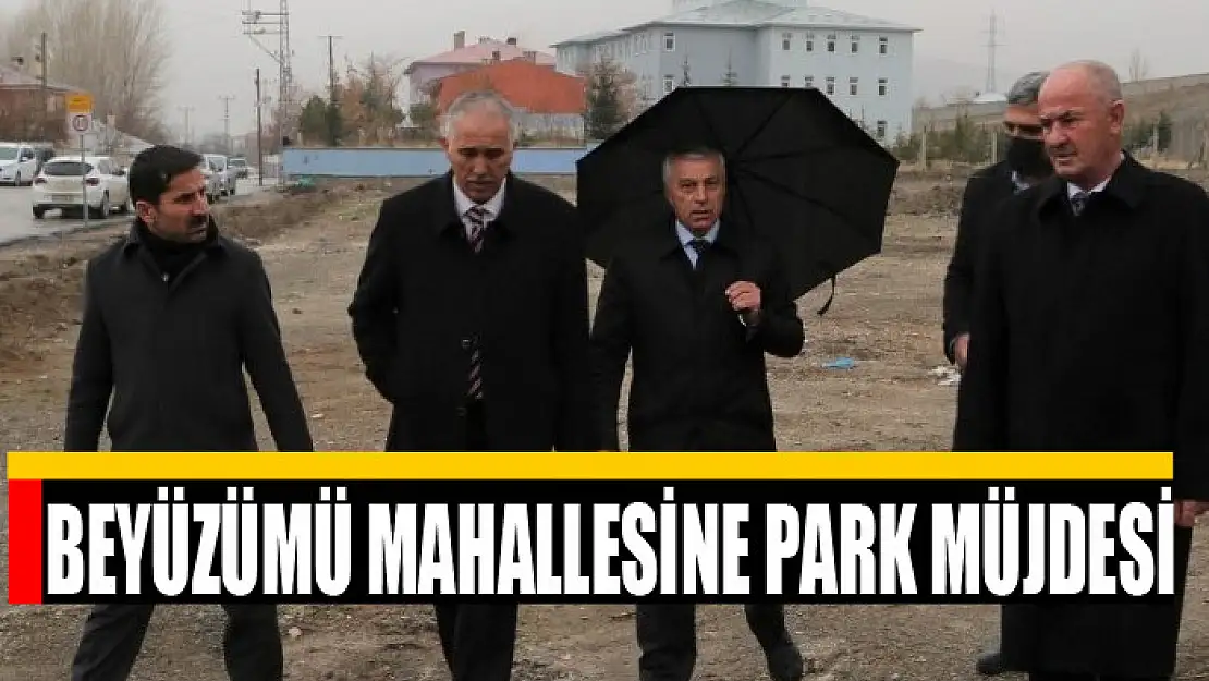 Beyüzümü Mahallesine park müjdesi