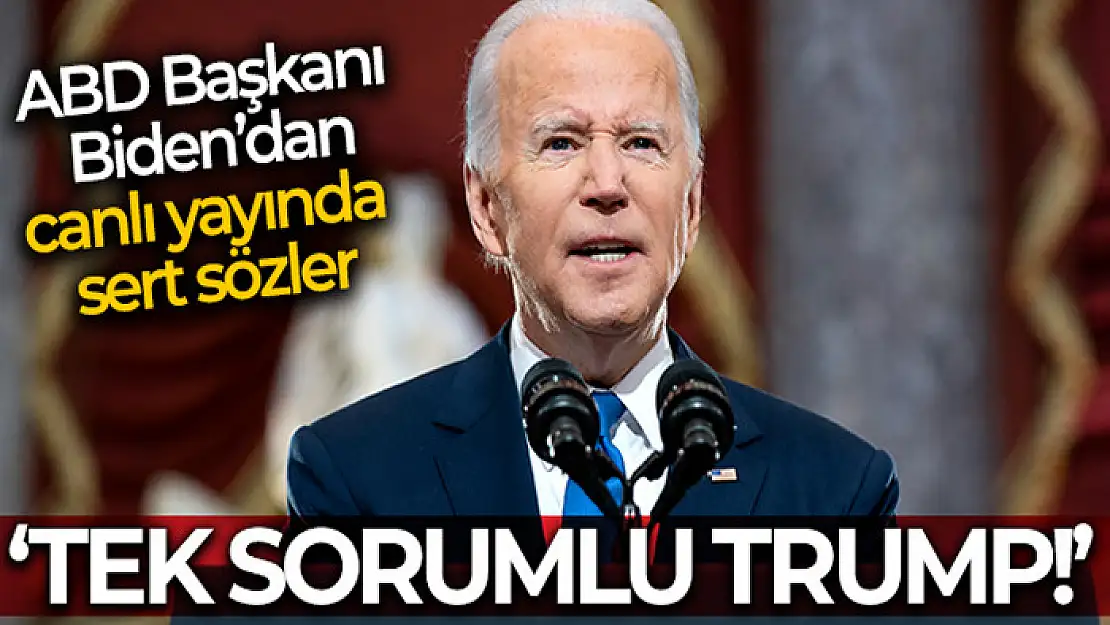 Biden'dan ABD Kongre baskınının yıldönümünde Trump'a suçlama