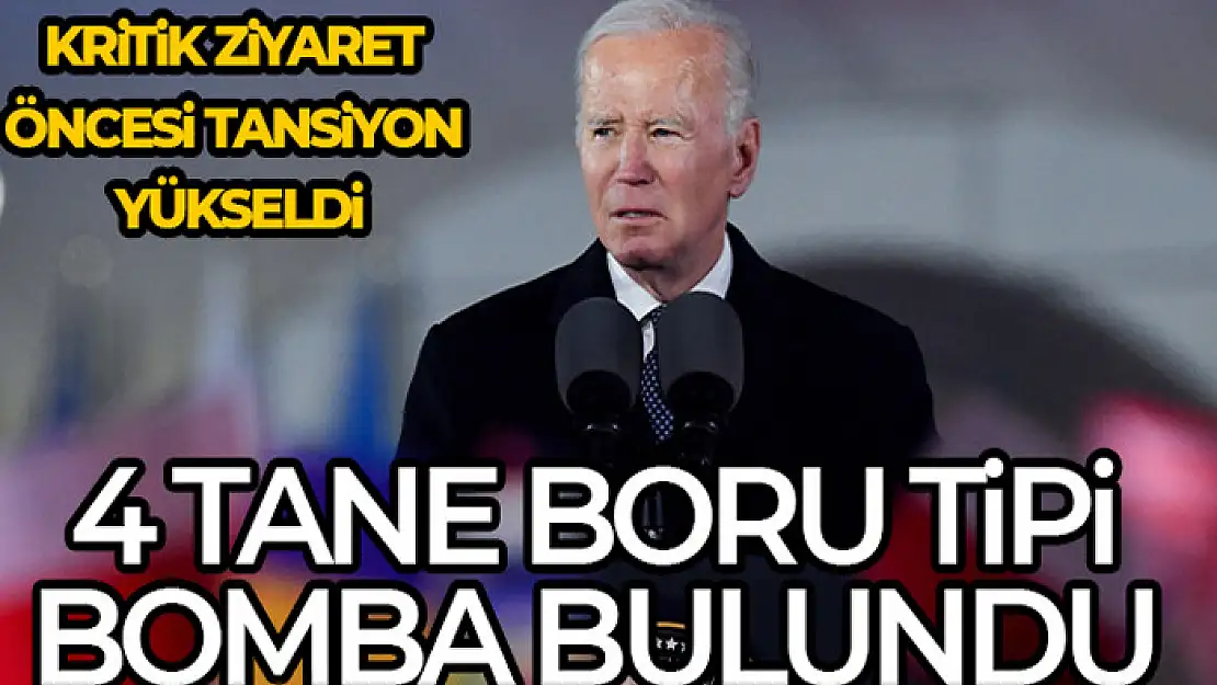 Biden'ın Kuzey İrlanda ziyareti öncesi polis 4 adet boru tipi bomba buldu