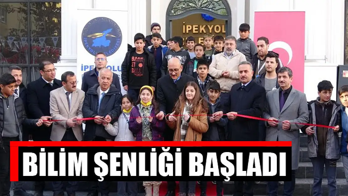 Bilim şenliği başladı