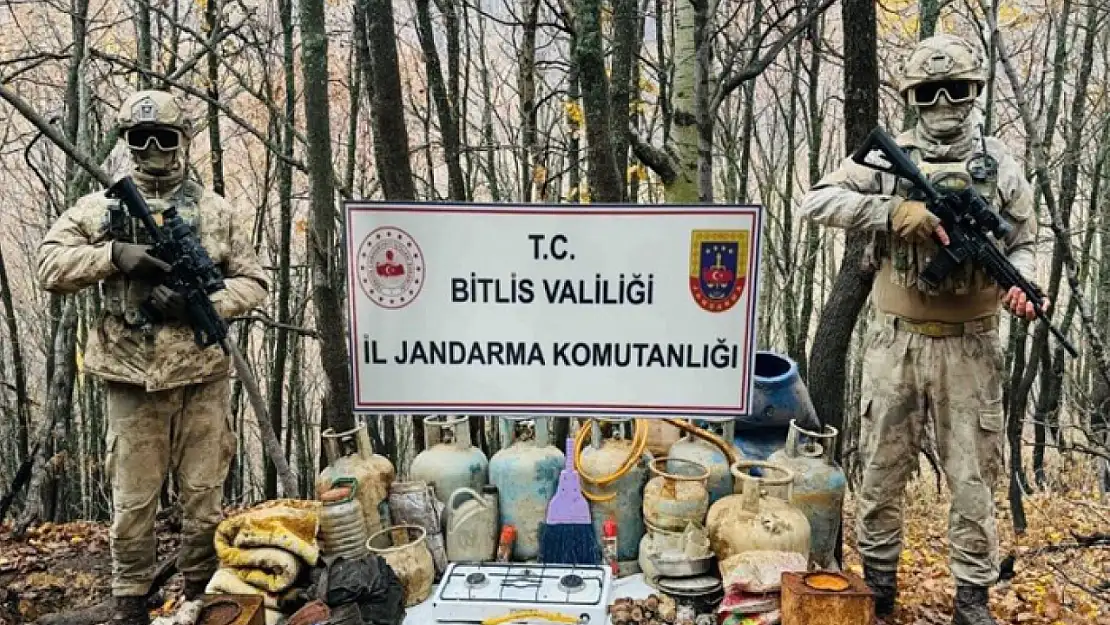 Bitlis'te çok sayıda yaşam malzemesi ele geçirildi