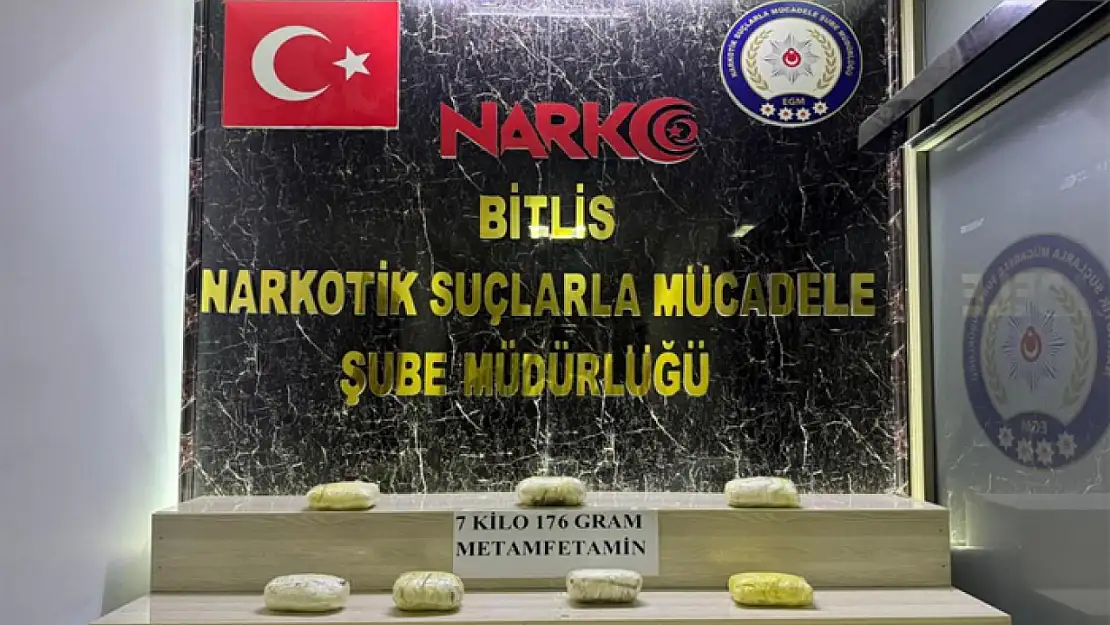 Bitlis'te metamfetamin ele geçirildi