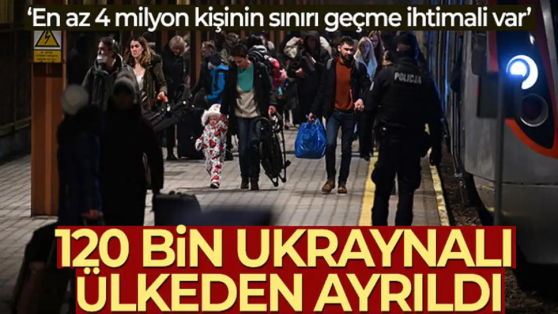 BM: '120 bin Ukraynalı ülkeden ayrıldı'