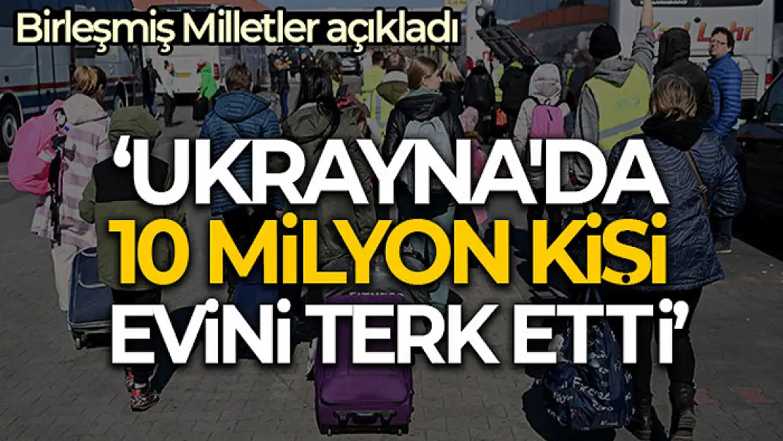 BM: 'Ukrayna'da 10 milyon kişi evini terk etti'