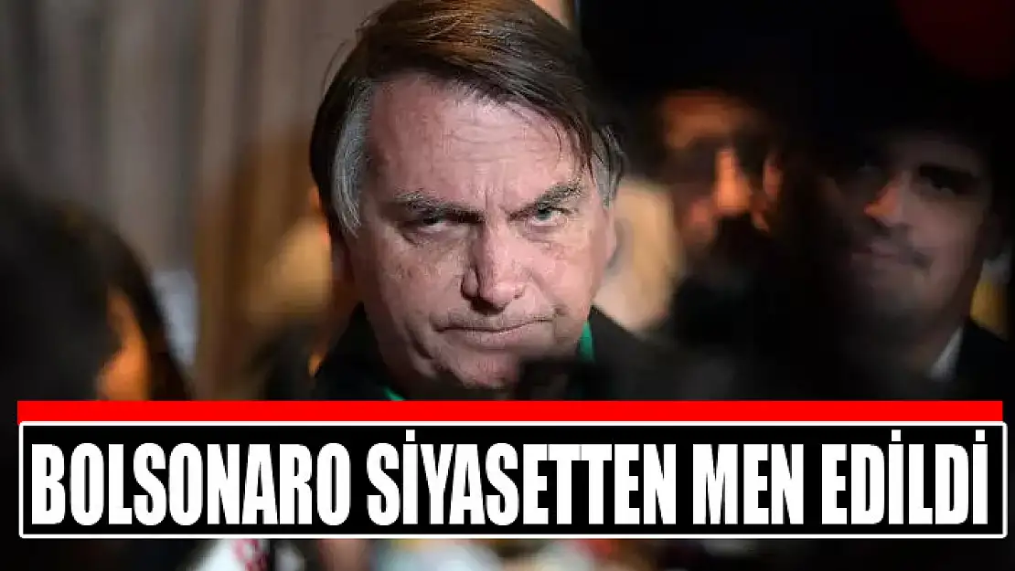 Bolsonaro siyasetten men edildi