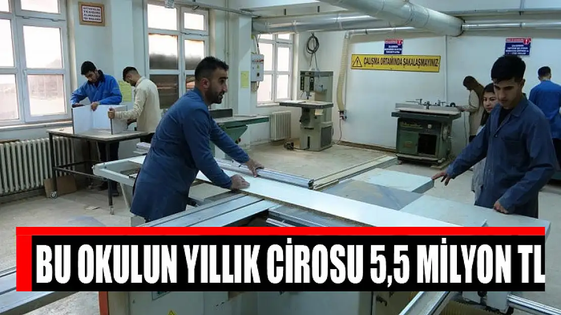 Bu okulun yıllık cirosu 5,5 milyon TL