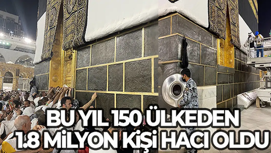 Bu yıl 150 ülkeden 1,8 milyon kişi hacı oldu