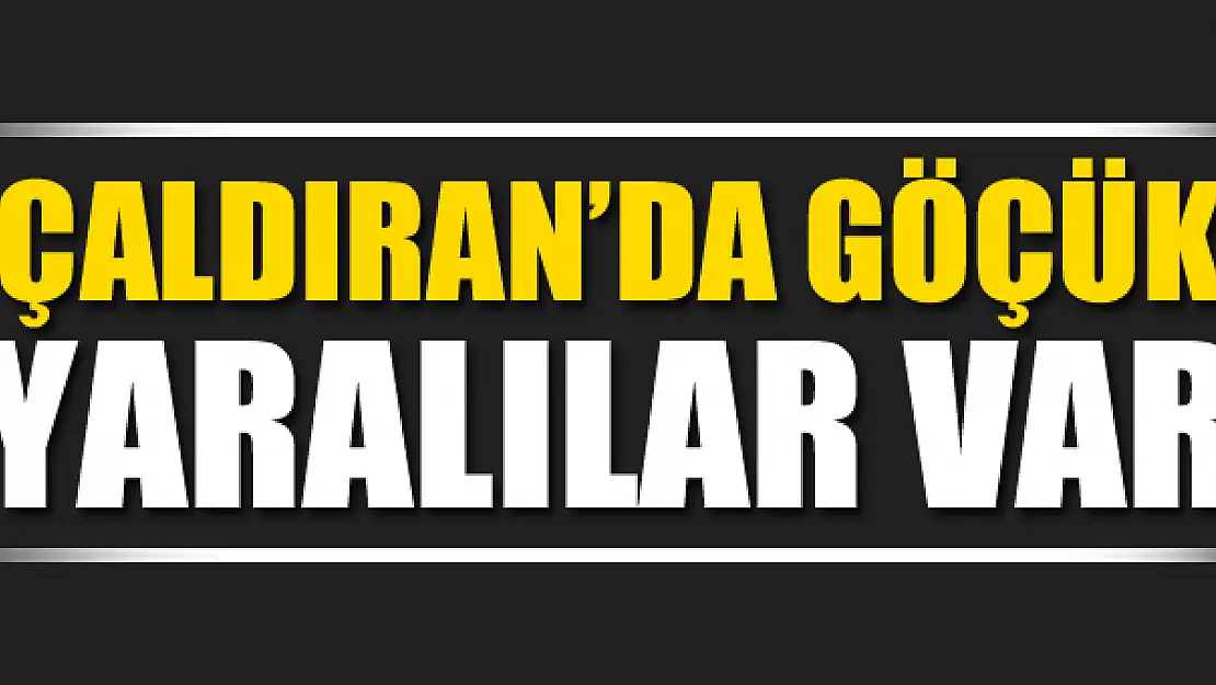 Çaldıran'da göçük yaralılar var