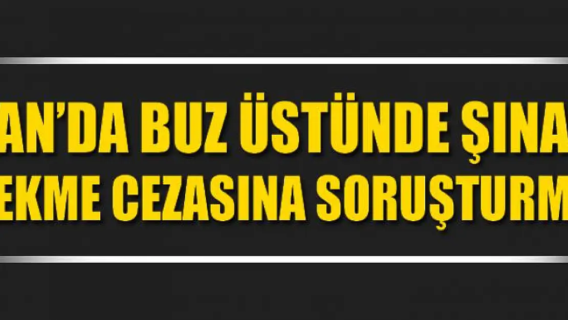 Van'da buz üstünde şınav çekme cezasına soruşturma