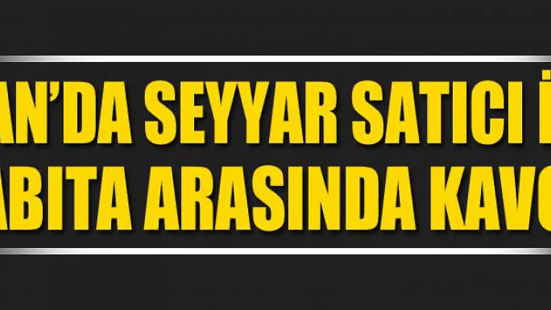 Van'da seyyar satıcı ile zabıta arasında kavga