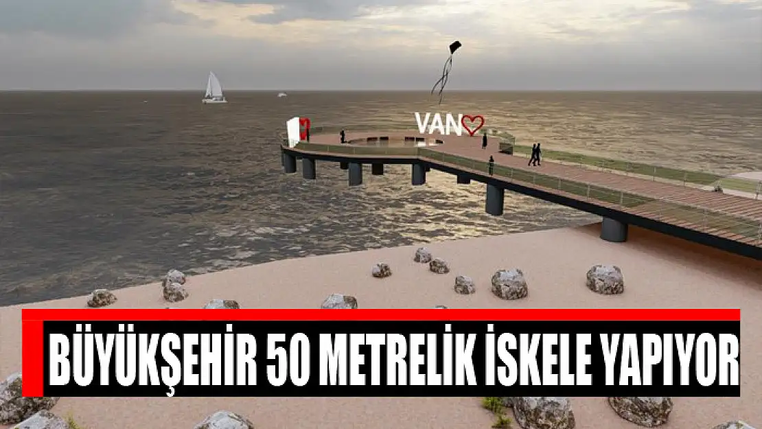 Göle 50 metrelik iskele