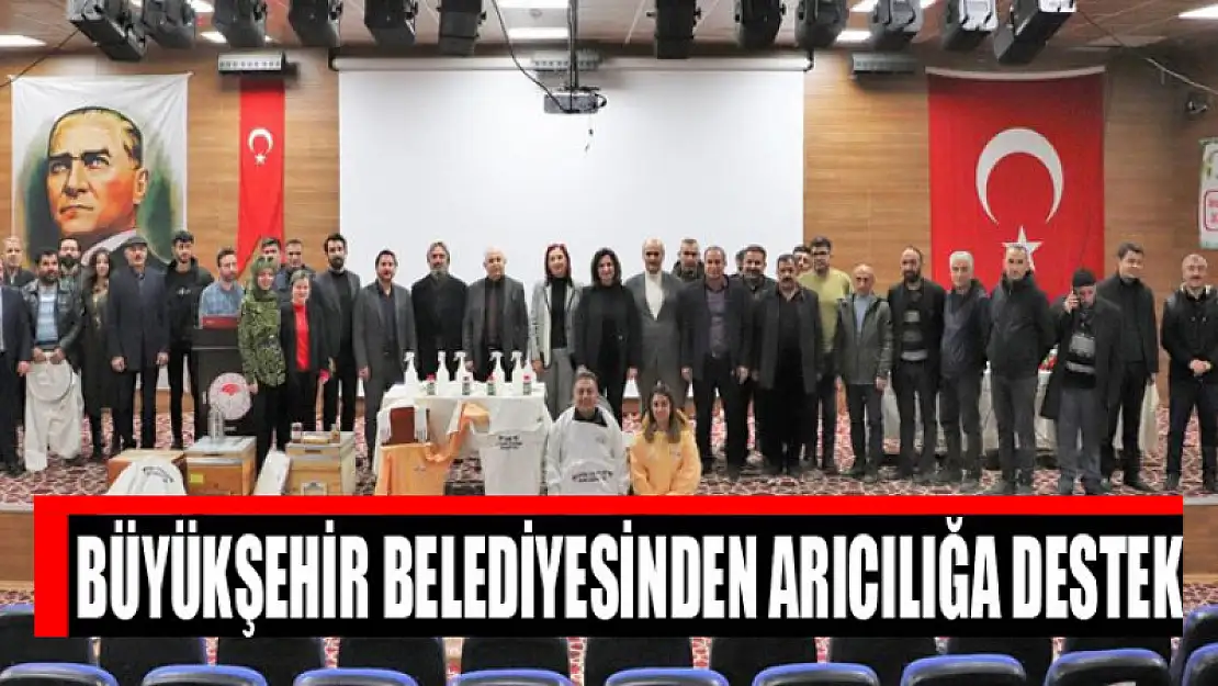 BÜYÜKŞEHİR BELEDİYESİNDEN ARICILIĞA DESTEK