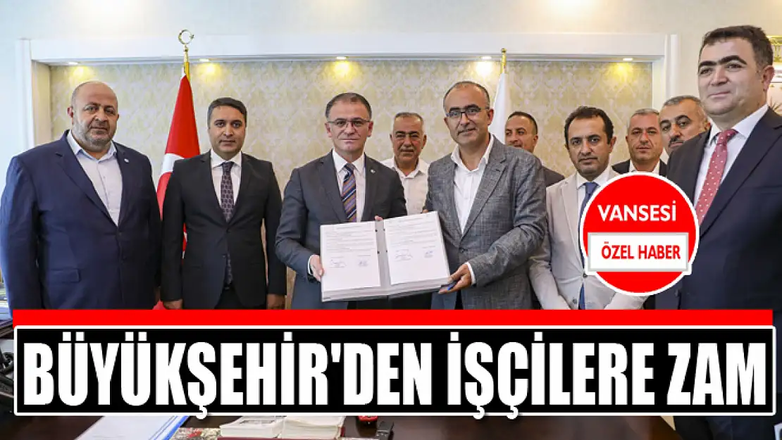 Büyükşehir'den İşçilere Zam