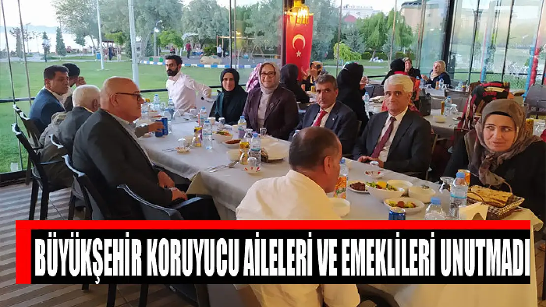 Büyükşehir koruyucu aileleri ve emeklileri unutmadı