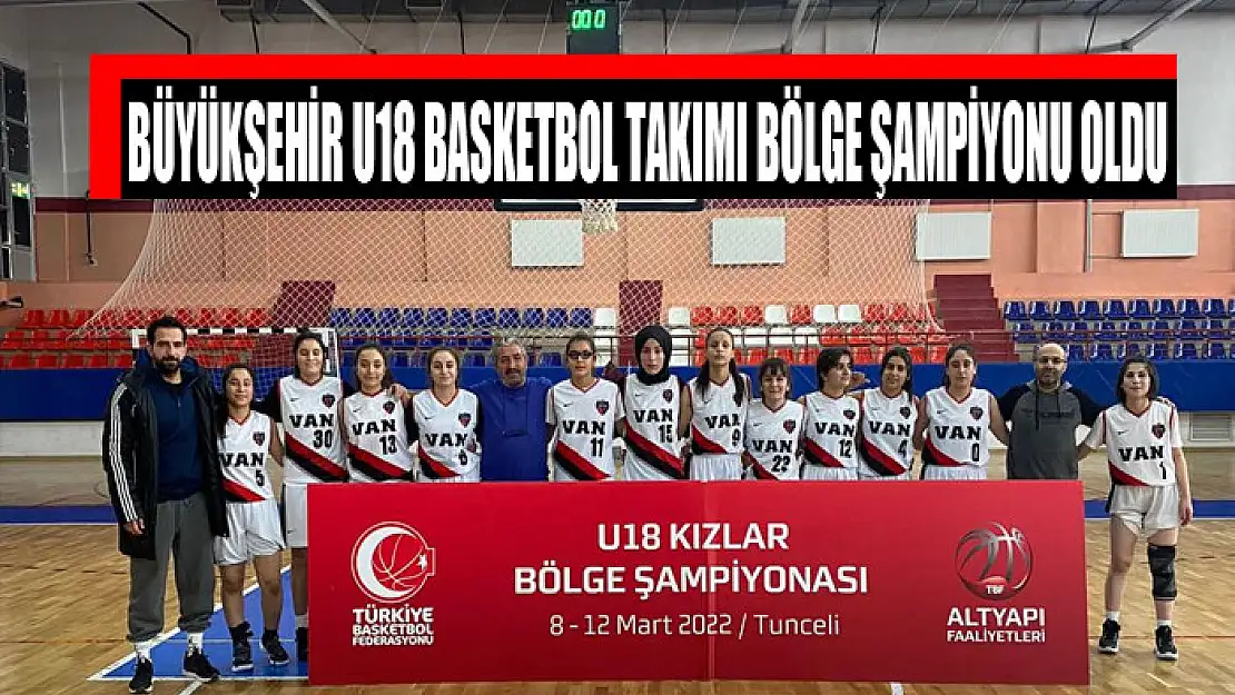 BÜYÜKŞEHİR U18 BASKETBOL TAKIMI BÖLGE ŞAMPİYONU OLDU