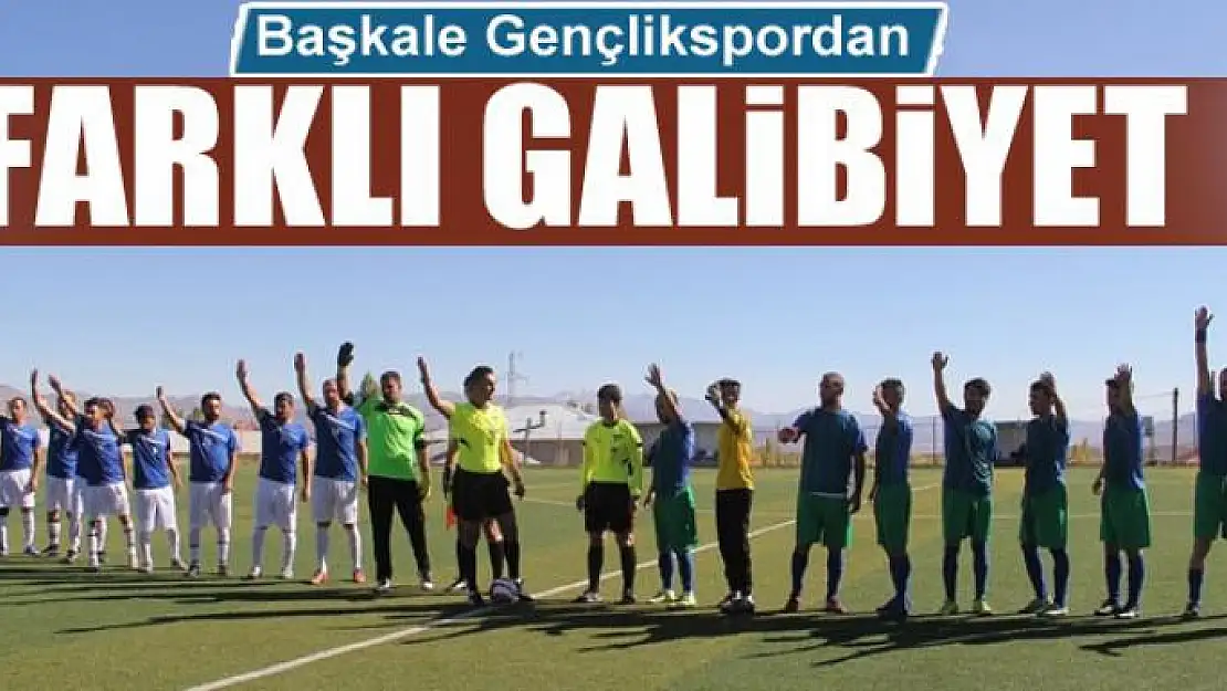 Başkale Gençlikspordan farklı galibiyet 