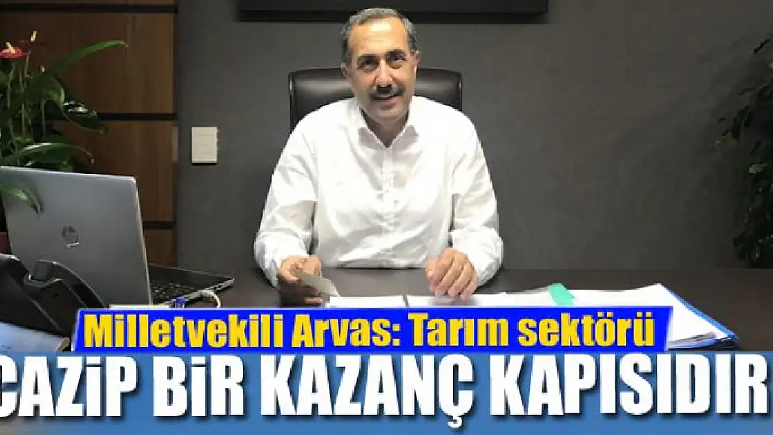 Milletvekili Arvas: 'Tarım sektörü cazip bir kazanç kapısıdır'