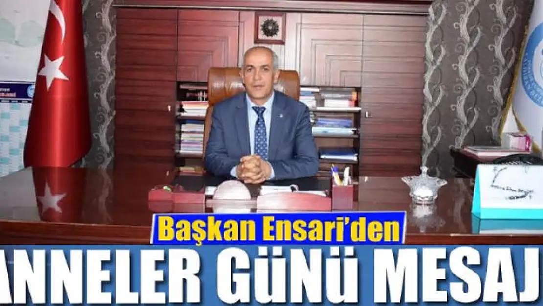 Başkan Ensari'den anneler günü mesajı