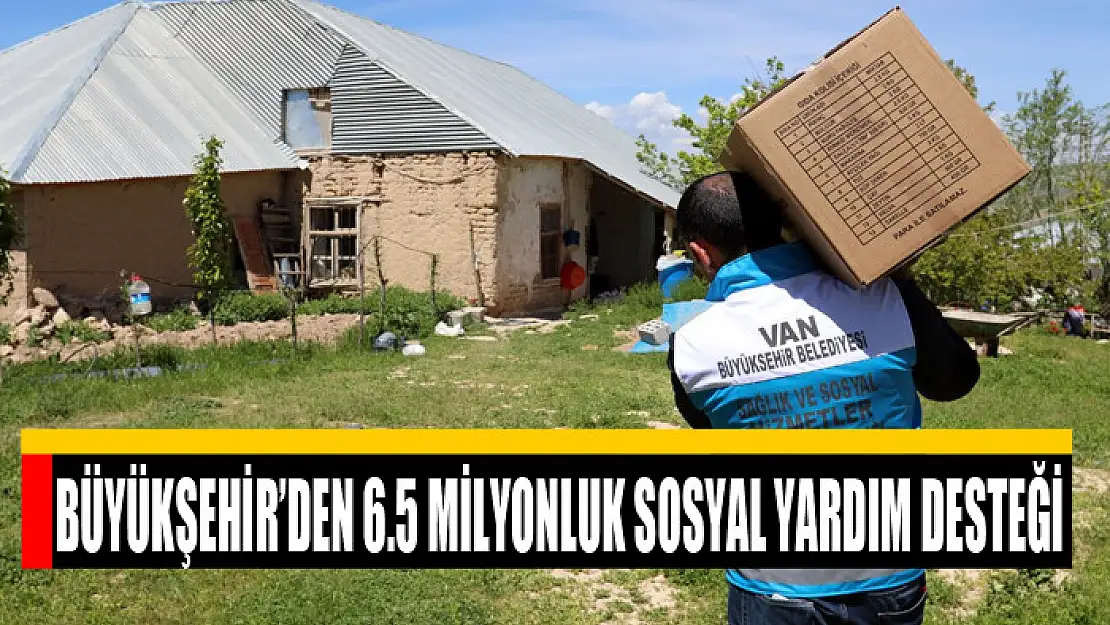 BÜYÜKŞEHİR'DEN 6.5 MİLYONLUK SOSYAL YARDIM DESTEĞİ