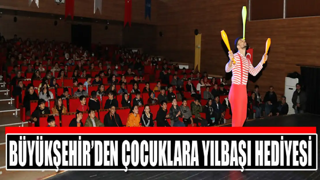 Büyükşehir'den çocuklara yılbaşı hediyesi