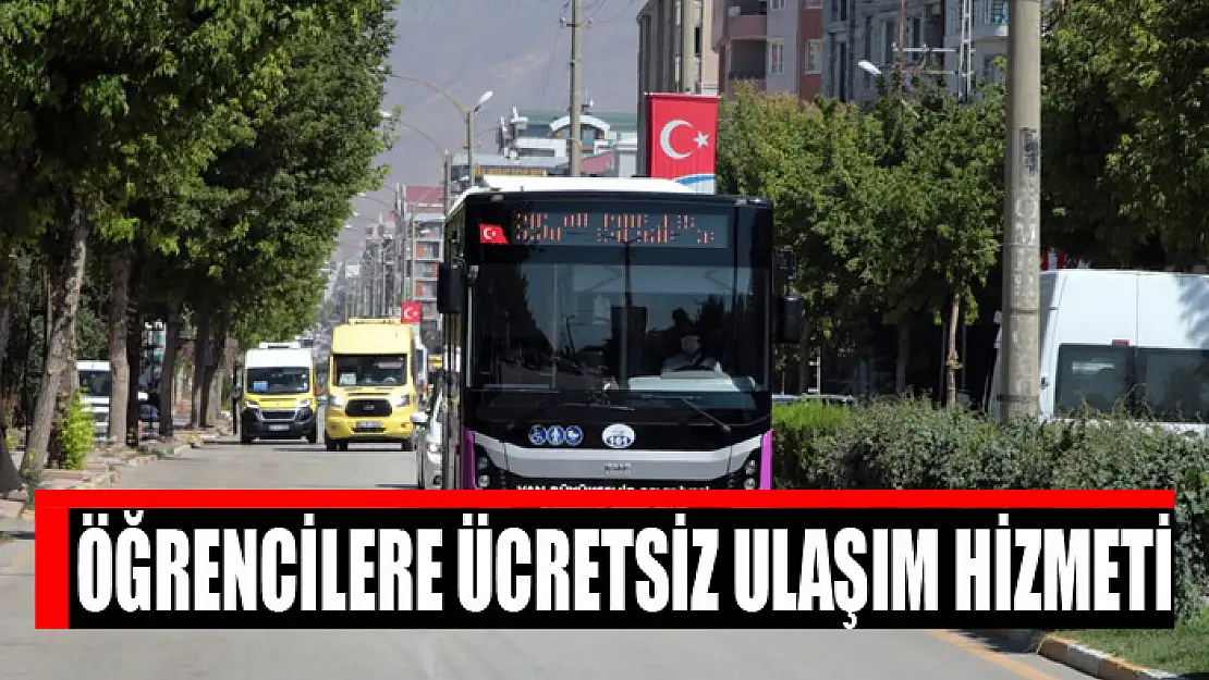 Büyükşehir'den öğrencilere ücretsiz ulaşım hizmeti