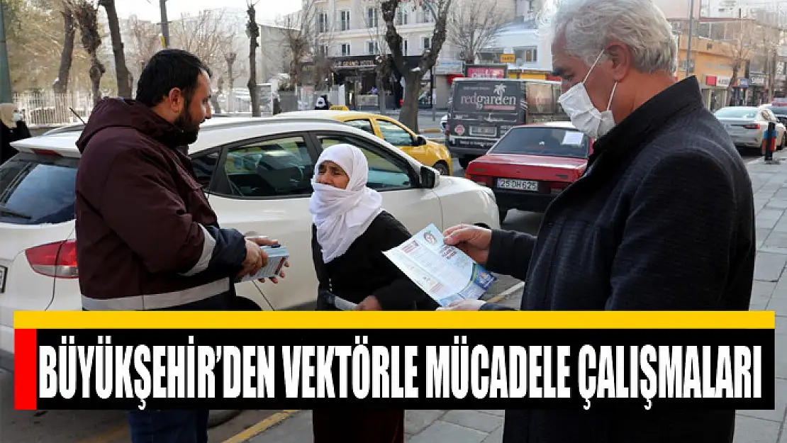 BÜYÜKŞEHİR'DEN VEKTÖRLE MÜCADELE ÇALIŞMALARI