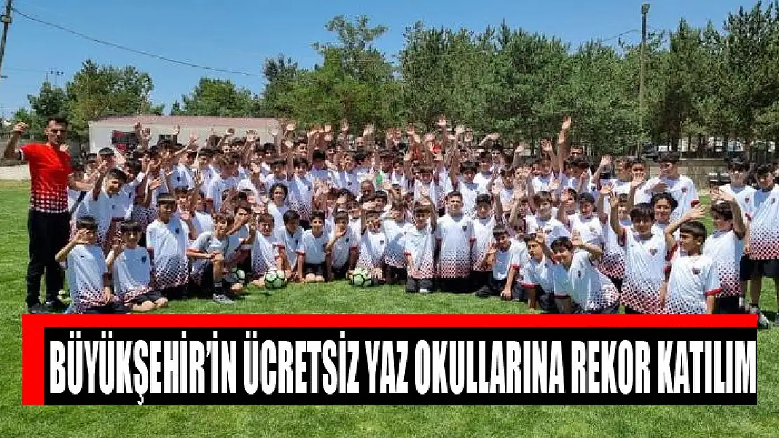 Büyükşehir'in ücretsiz yaz okullarına rekor katılım