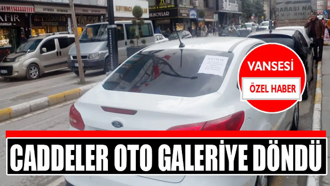 Caddeler oto galeriye döndü