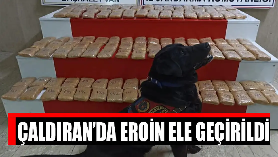 Çaldıran'da eroin ele geçirildi