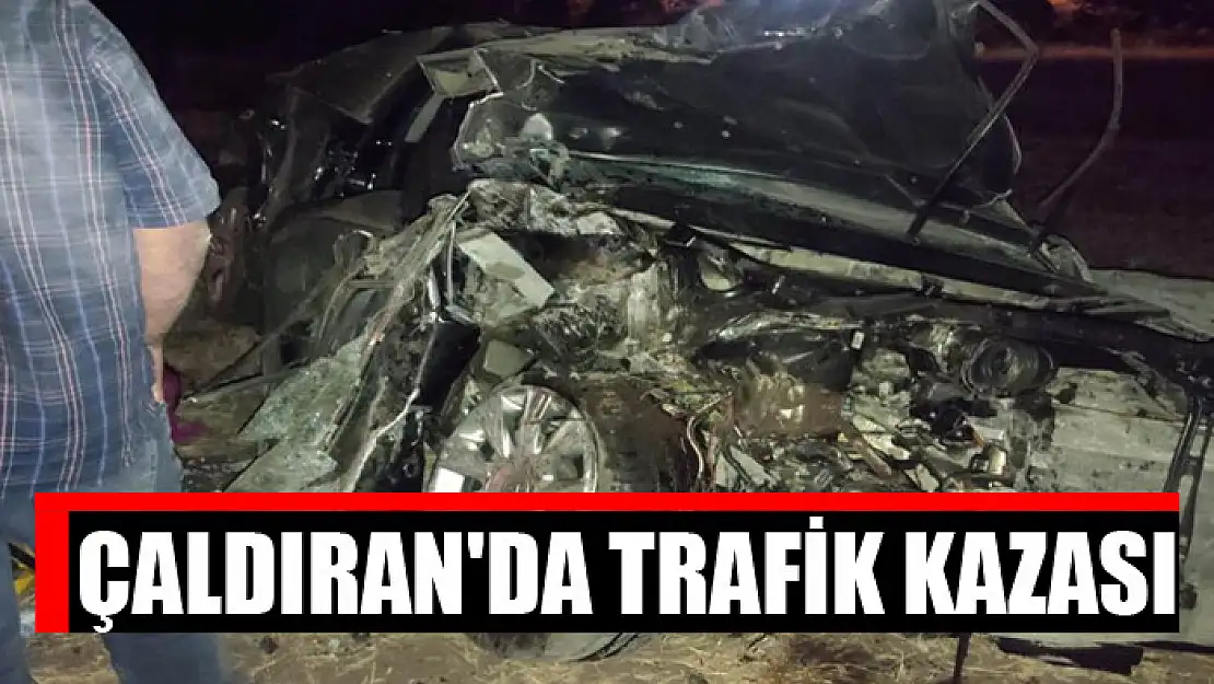 Çaldıran'da trafik kazası