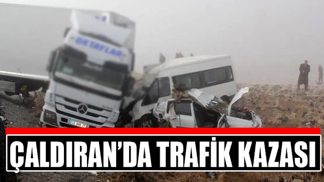 Çaldıran'da trafik kazası