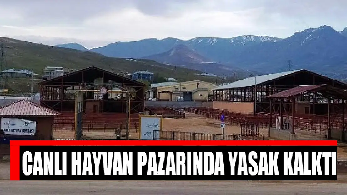 Canlı hayvan pazarında yasak kalktı