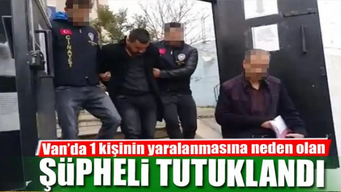 Van'da 1 kişinin yaralanmasına neden olan şüpheli tutuklandı