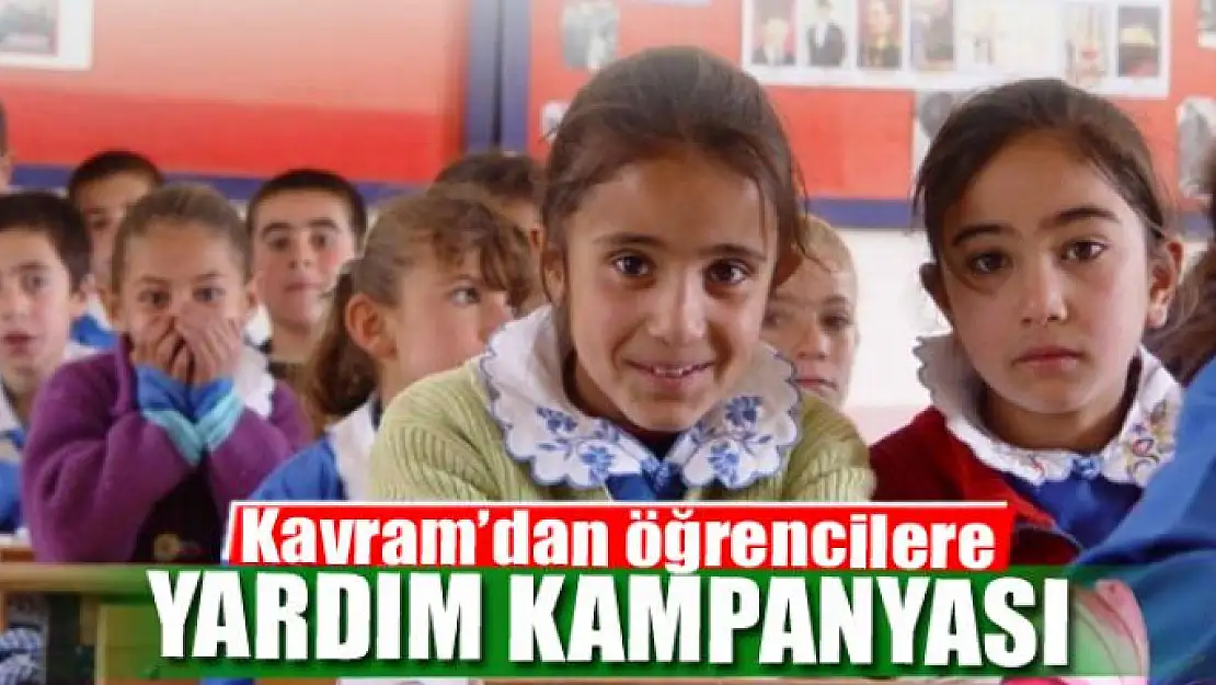 Kavram'dan öğrencilere yardım kampanyası