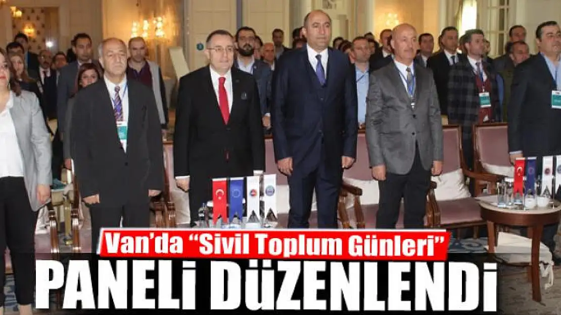 Van'da 'Sivil Toplum Günleri' paneli