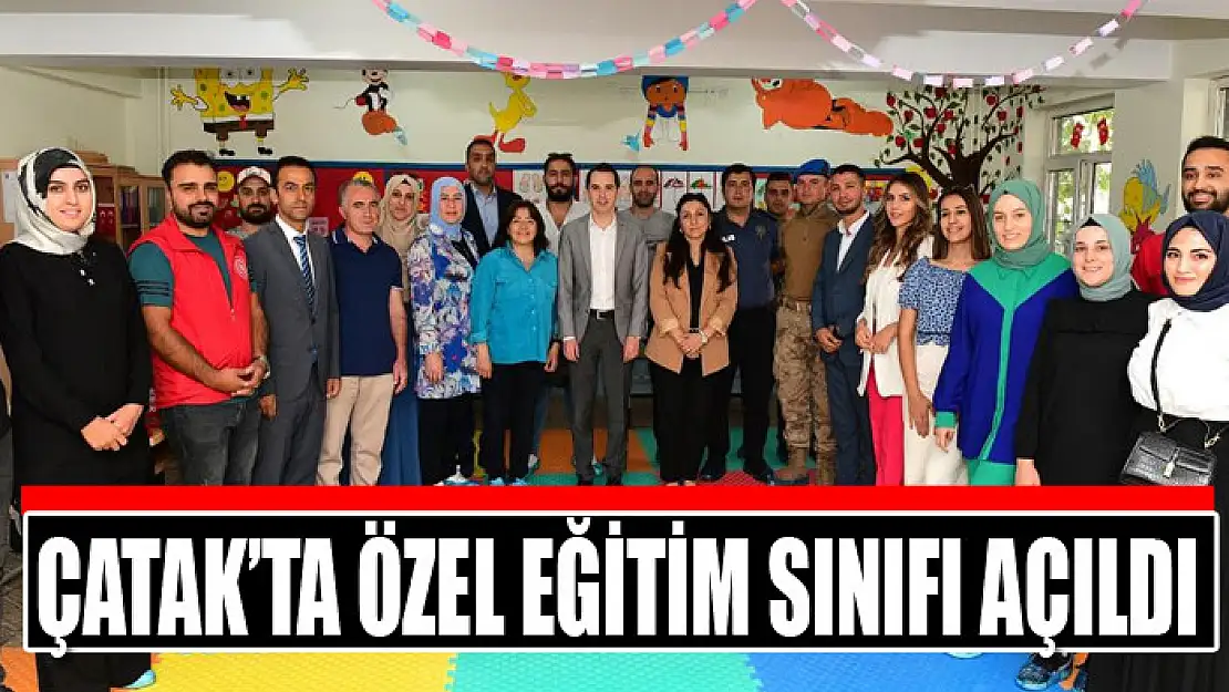 Çatak'ta özel eğitim sınıfı açıldı