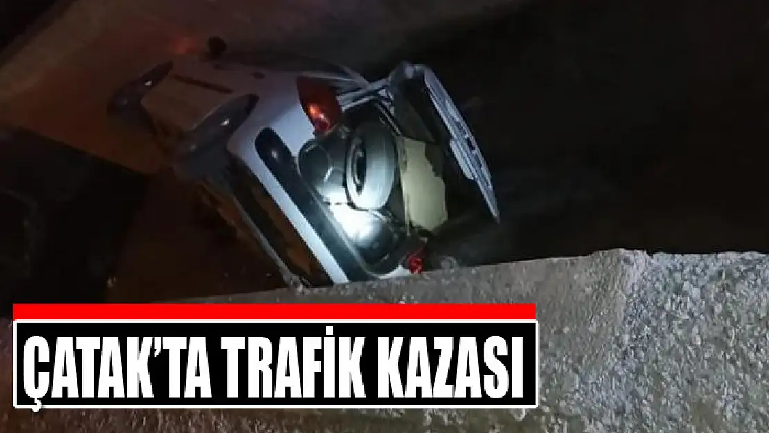 Çatak'ta trafik kazası