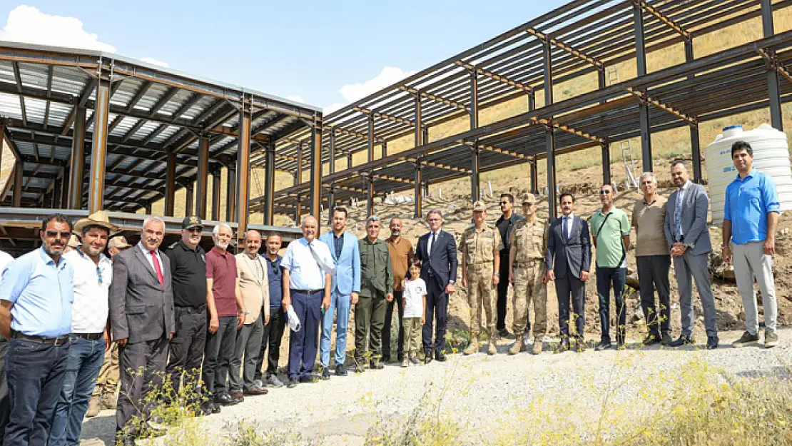 Çavuştepe Kalesinde Kazı Evi hızla tamamlanıyor