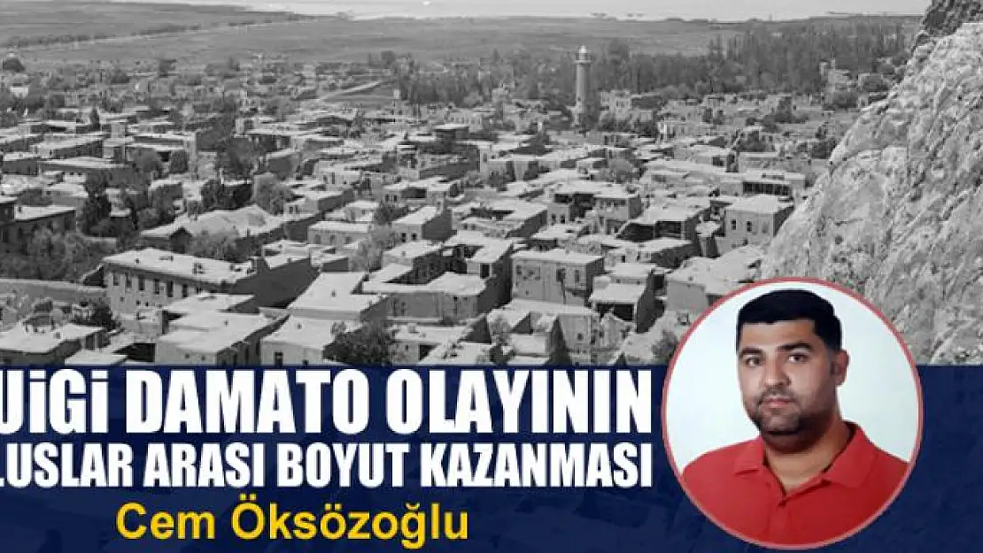 Luigi Damato olayının uluslar arası boyut kazanması