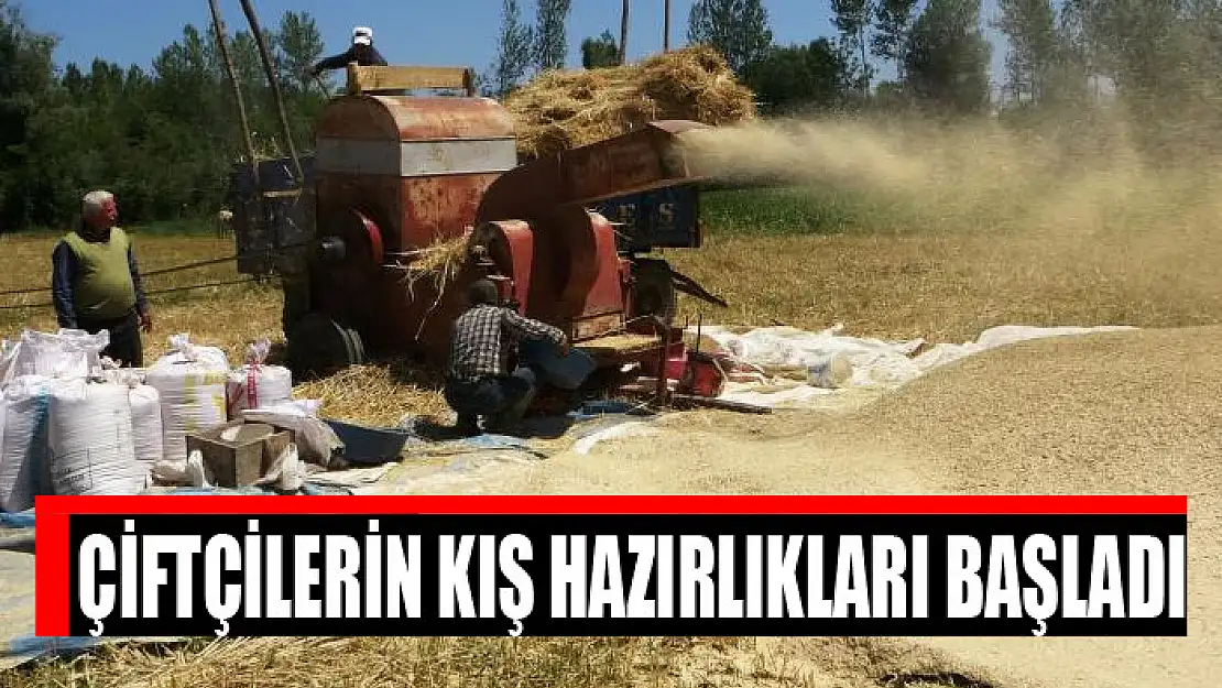 Çiftçilerin kış hazırlıkları başladı